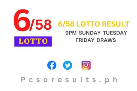 6/58 lotto result summary|6 58 philippine lotto result.